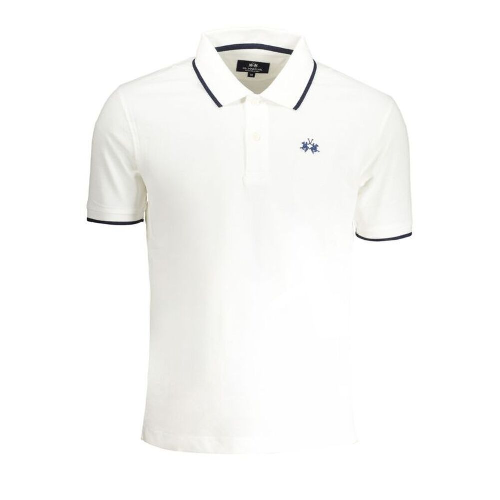 La Martina White Cotton Men's Polo Men's Shirt